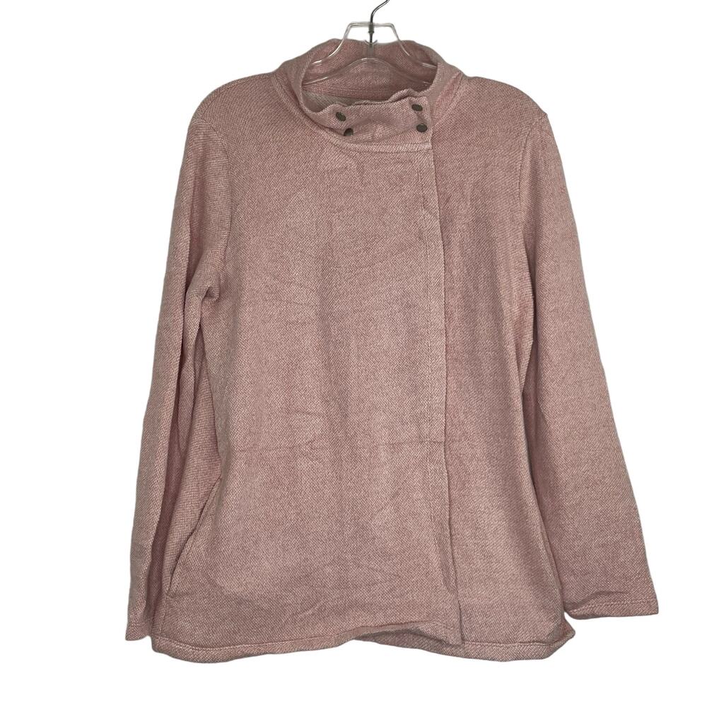 Gap Maternity pink open cardigan pockets women's Medium